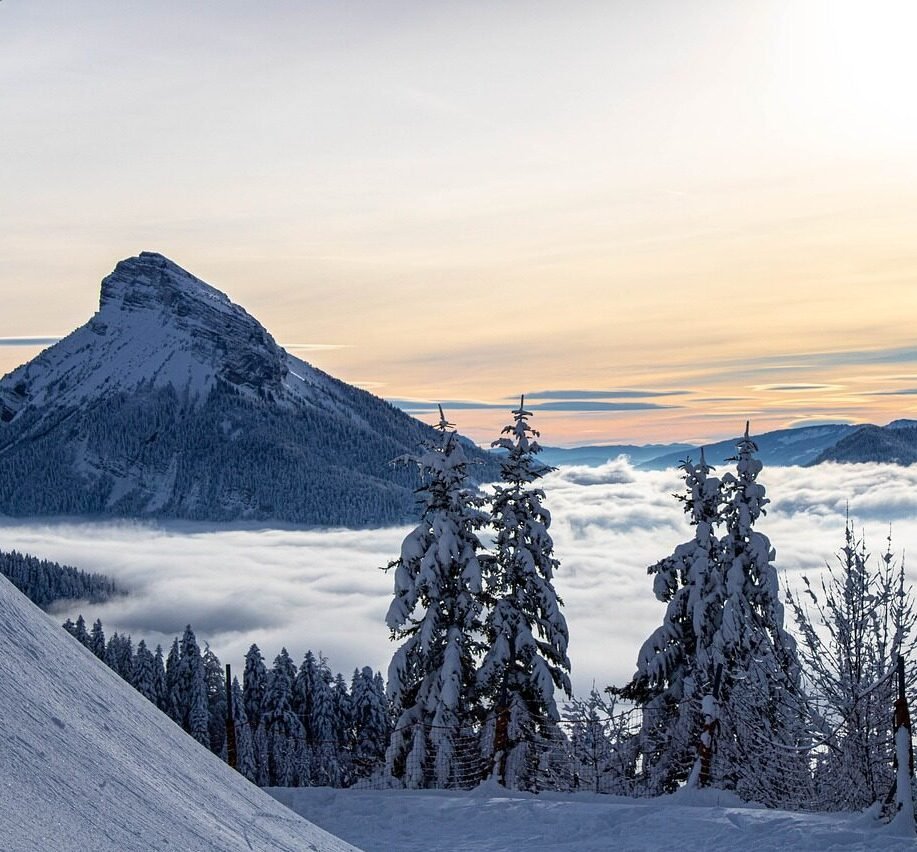 mountain, nature, ski