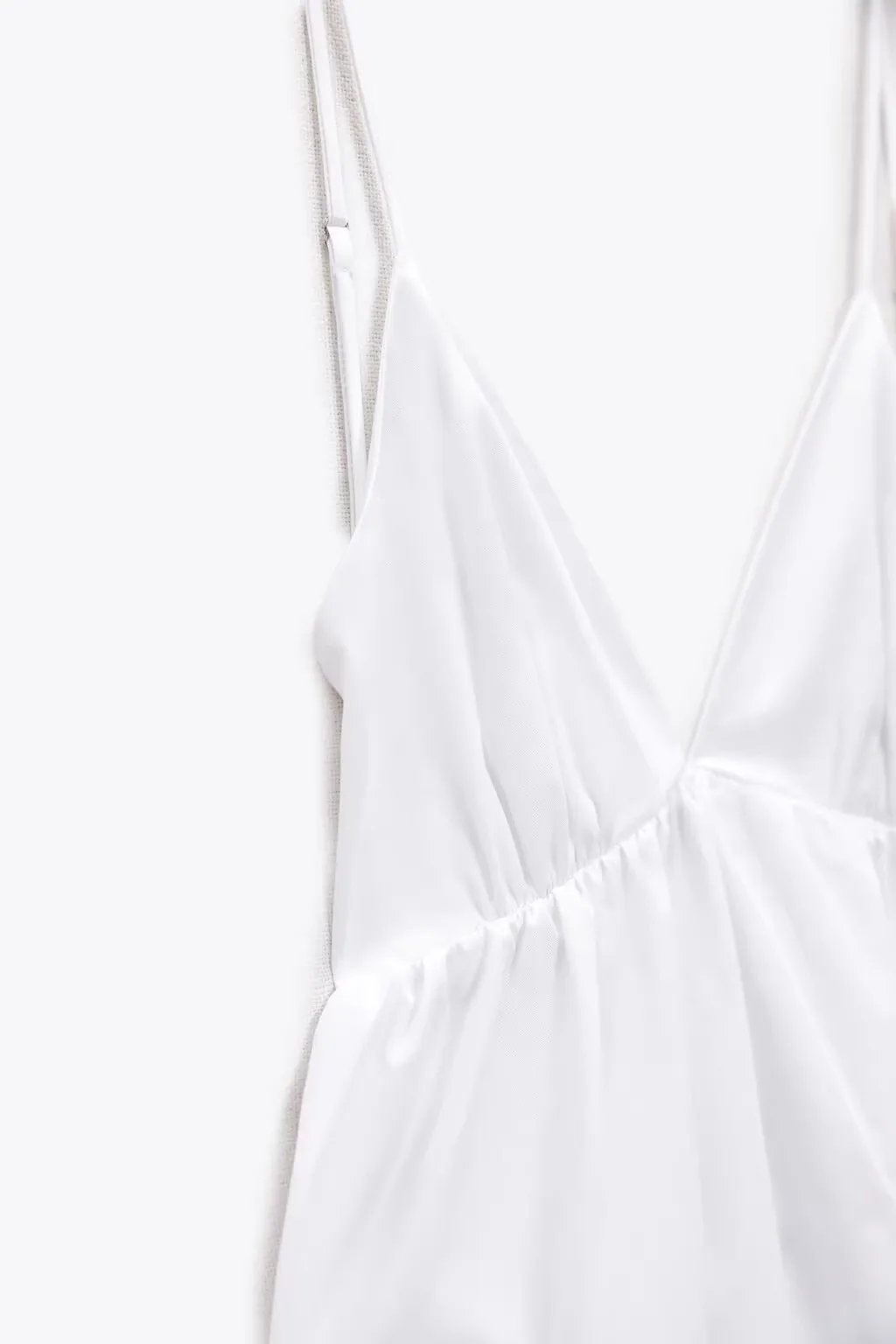 ZBZA Women's Backless Midi Dress Waistband Sleeveless V Neck solid color pullover High waistted loose fitting beach Camisole A-line skirt Summer New Female Chic dress