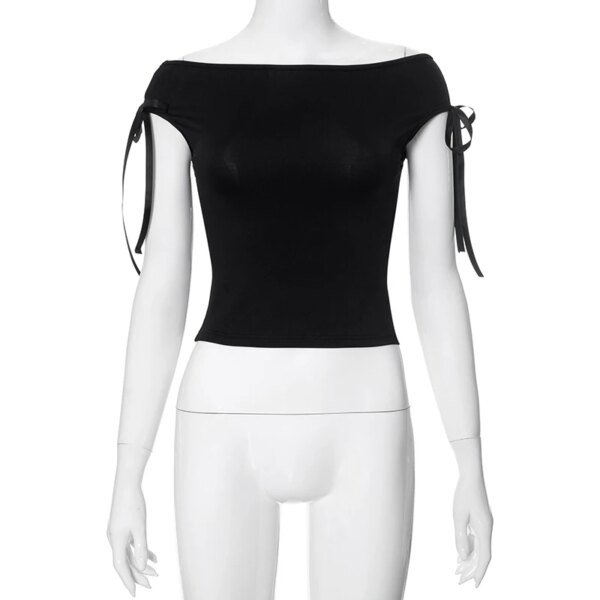 Hauts à lacets sans manches, épaules nues – Image 6