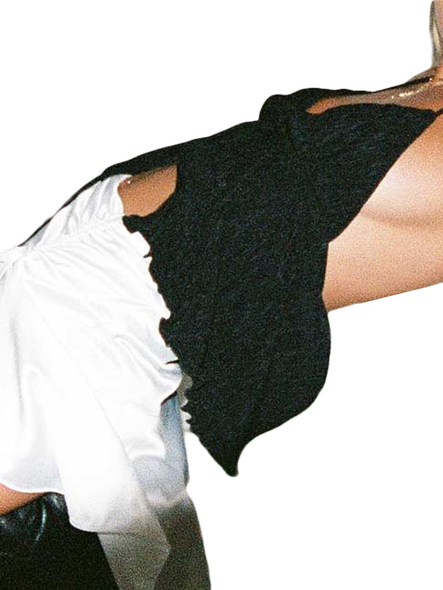 Haut sexy à col en V profond pour femmes, haut licou, haut court, bretelles spaghetti en fibre, streetwear fluide, Y2K