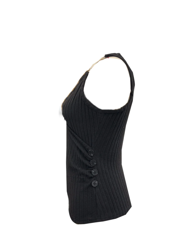 Débardeur décor de boutons été – Image 4