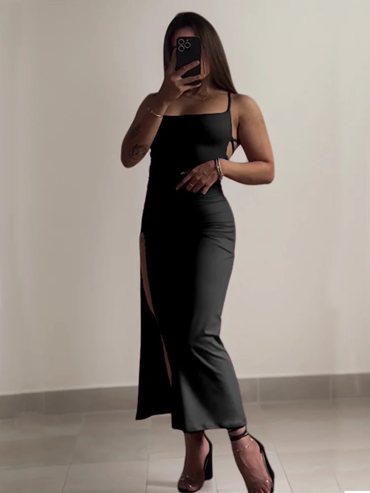 Robe d'été explosive, nouvelle collection 20224, haute sensibilité, bretelles licou, sac Spice Girl, robe de hanche