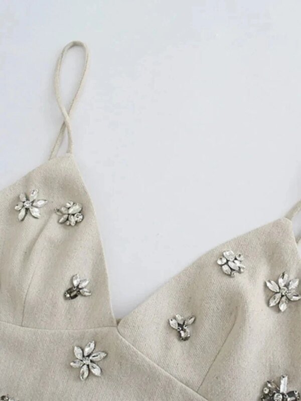 Robe Vintage fines bretelles – Image 3