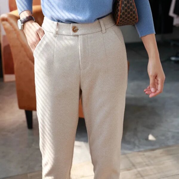 Pantalon crayon, taille haute – Image 3