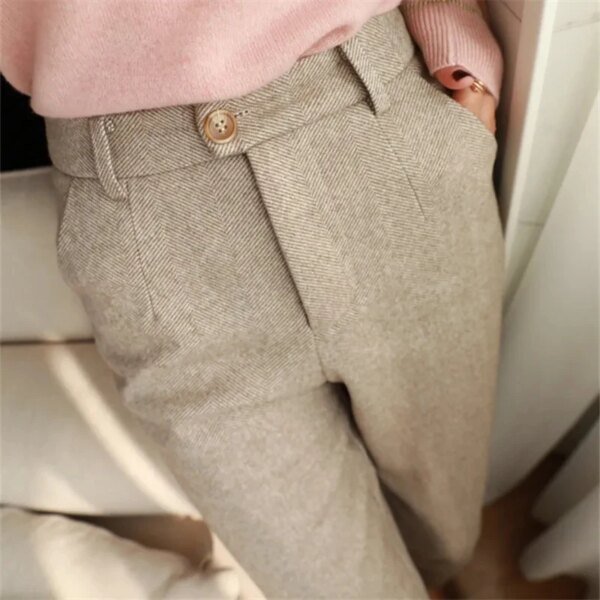 Pantalon crayon, taille haute – Image 2