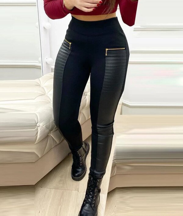 Legging effet cuir – Image 2