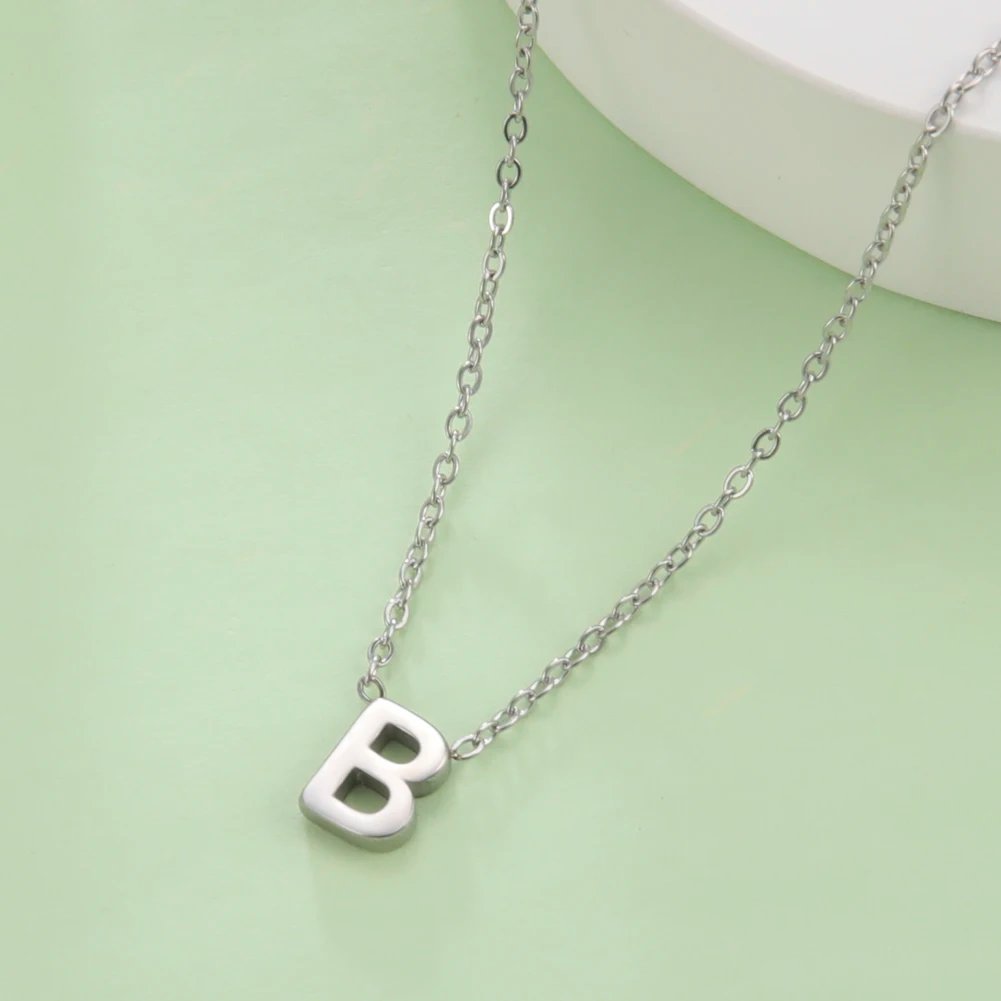 Cazador – collier minimaliste avec lettres initiales A-Z pour femmes, chaînes ras du cou en acier inoxydable, bijoux, cadeau d'anniversaire, vente en gros