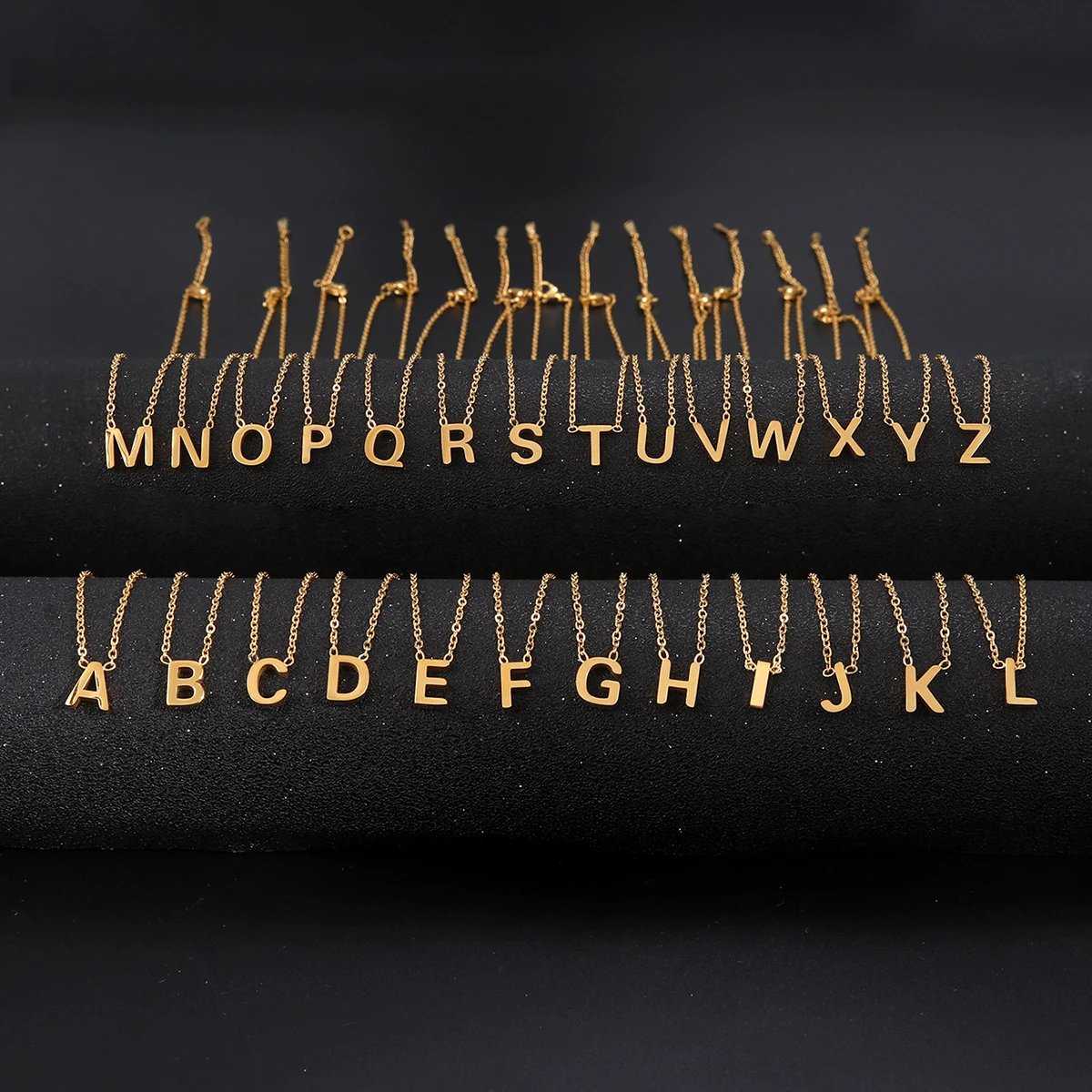 Cazador – collier minimaliste avec lettres initiales A-Z pour femmes, chaînes ras du cou en acier inoxydable, bijoux, cadeau d'anniversaire, vente en gros