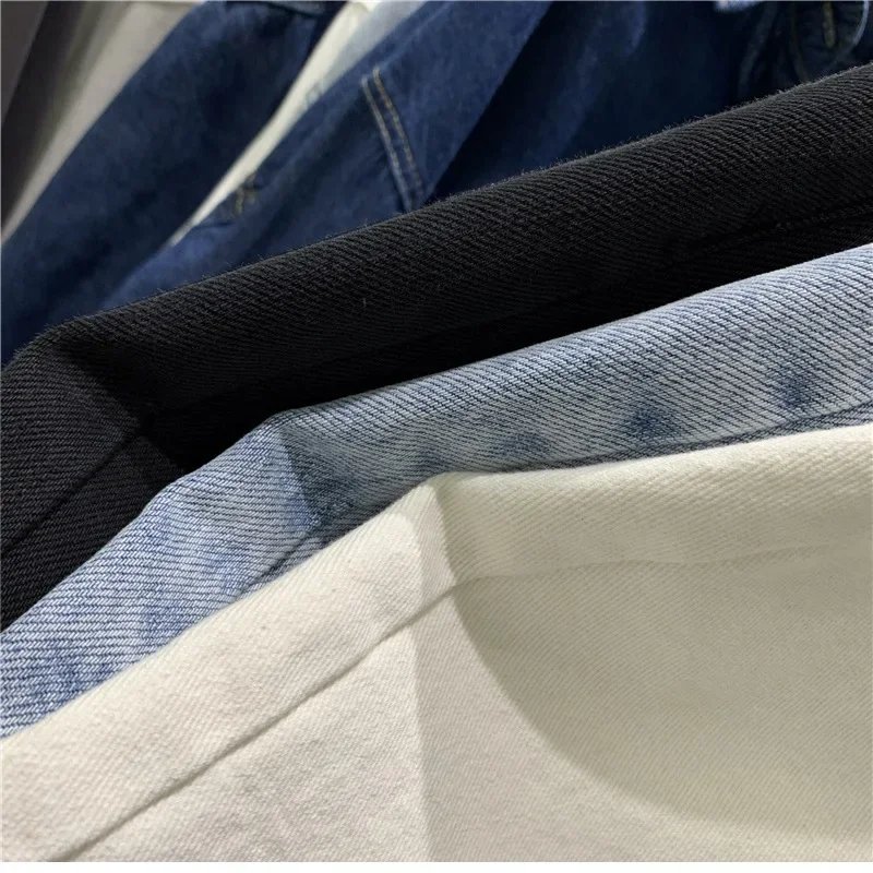 Jupe en jean taille haute