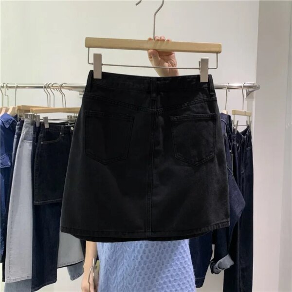 Jupe en jean taille haute – Image 3