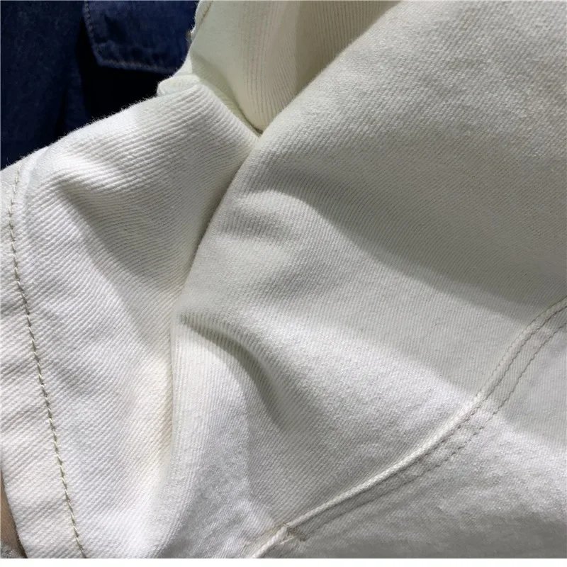 Jupe en jean taille haute