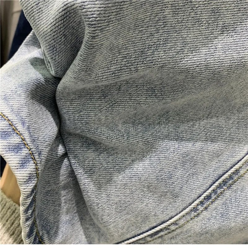 Jupe en jean taille haute