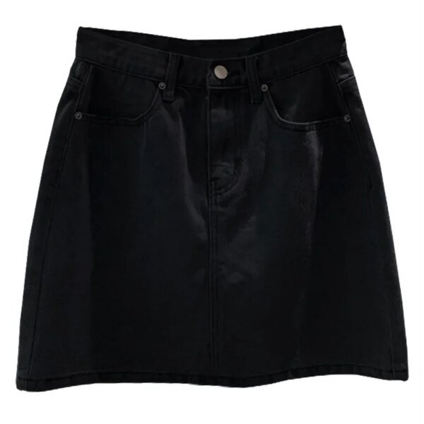 Jupe en jean taille haute – Image 5
