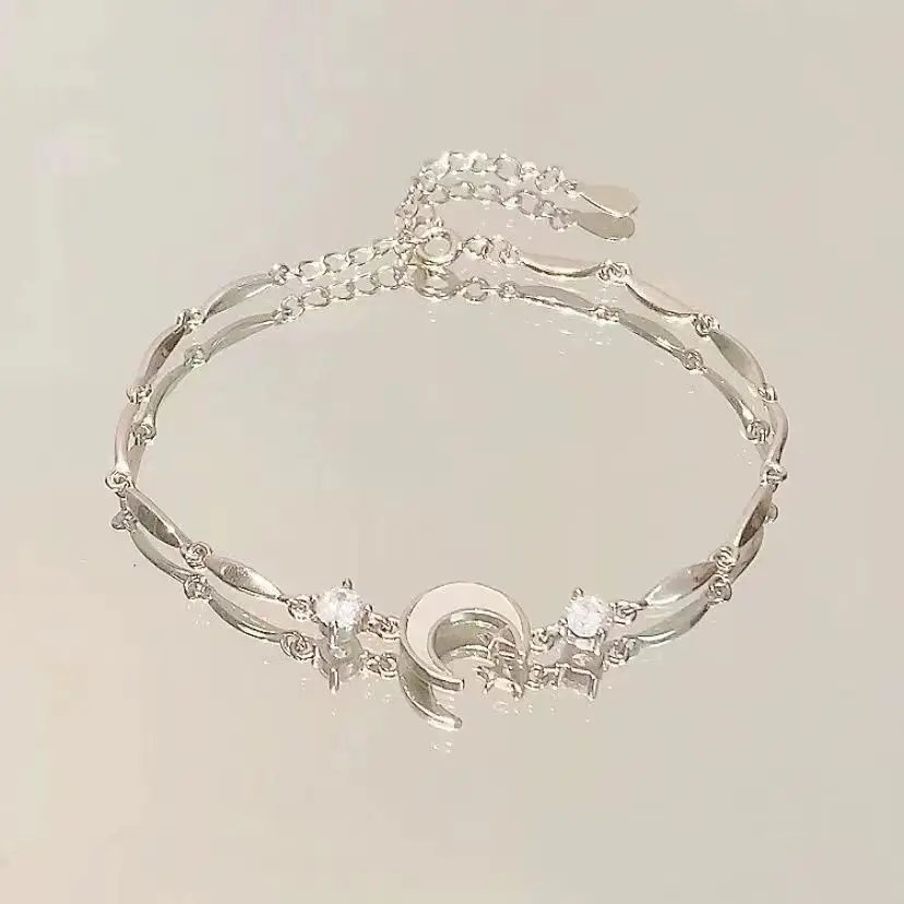 Bracelet amusant en acier pour femmes, en Zircon rose brillant, papillon, fleur de cerisier, chaîne à main pour filles, cadeau d'amitié, accessoires Y2k, nouvelle collection