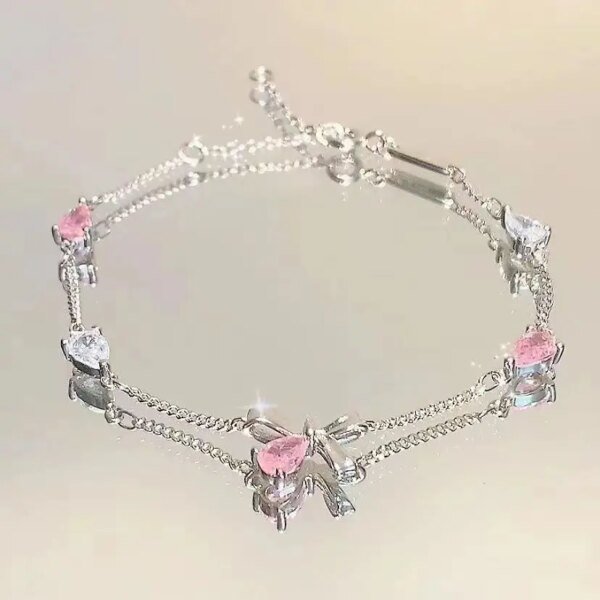 Bracelets en acier et Zircon – Image 3