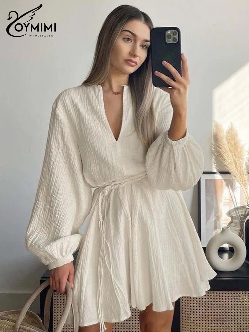 Robe bohème élégante en coton blanc cassé Robe bohème élégante en coton blanc cassé