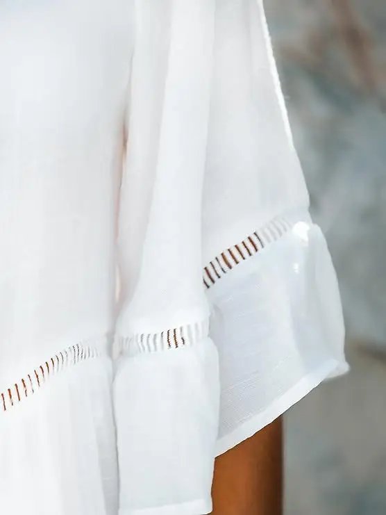 Robe blanche de plage Robe blanche de plage