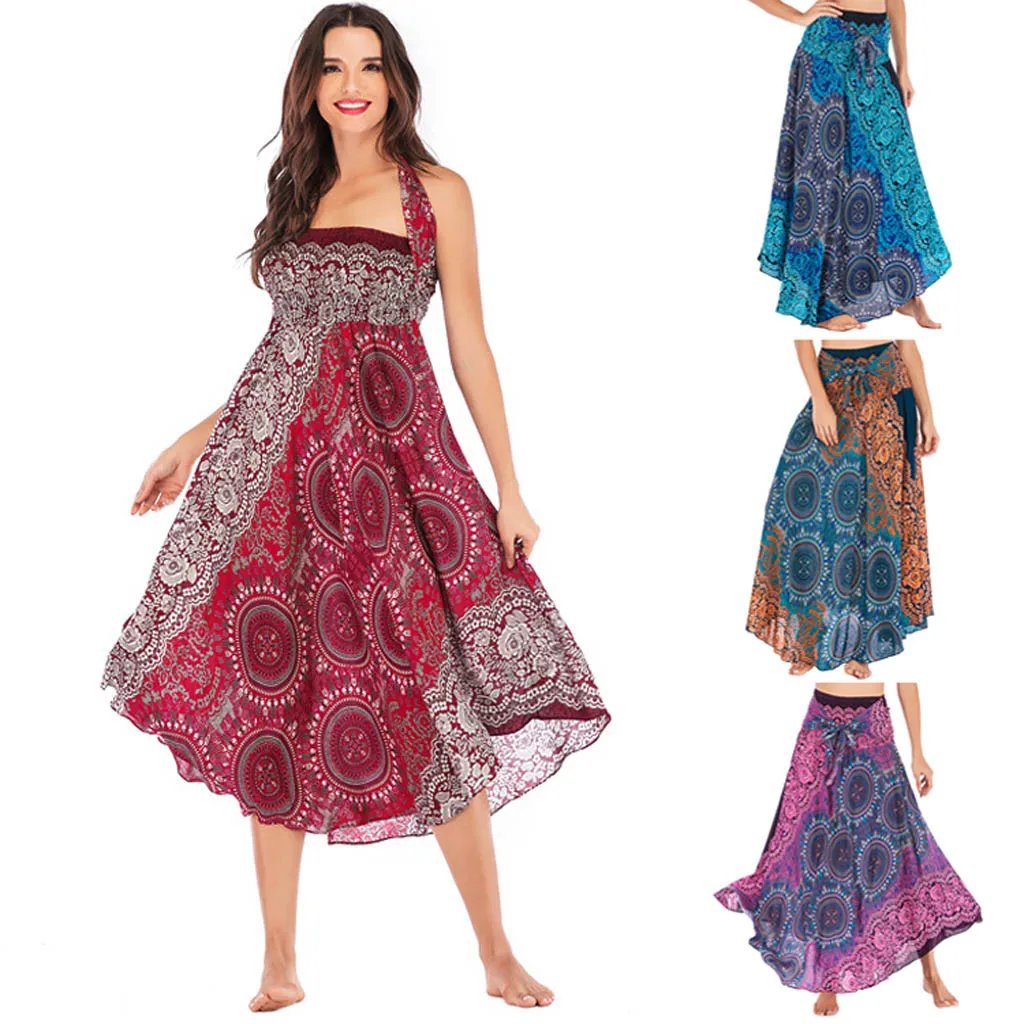 Robe / Jupe 2 en 1 légére et féminine avec imprimé a multiples choix Robe / Jupe 2 en 1 légére et féminine avec imprimé a multiples choix