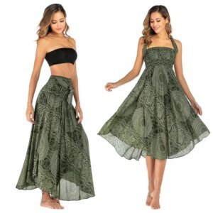 Robe / Jupe 2 en 1 légére et féminine avec imprimé a multiples choix