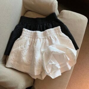 Short décontracté taille haute