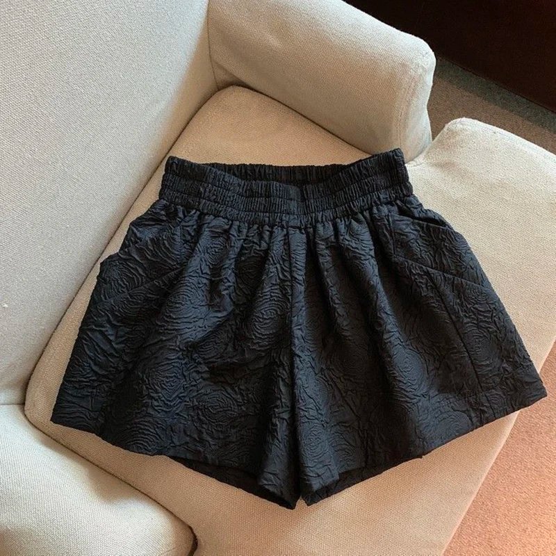 Short décontracté taille haute