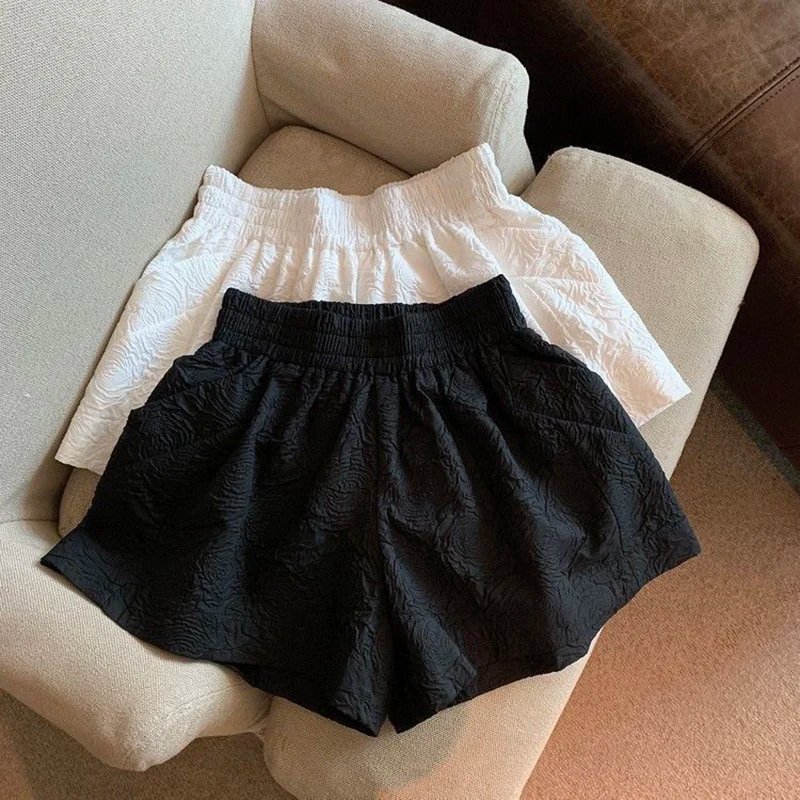 Short décontracté taille haute