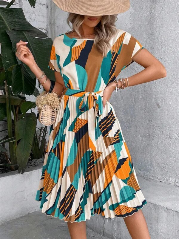 Robe chic avec ceinture – Image 4