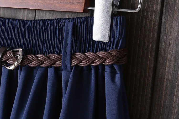 Jupe taille haute d'été avec ceinture Jupe taille haute d'été avec ceinture