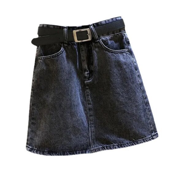Jupe en jean taille haute – Image 5