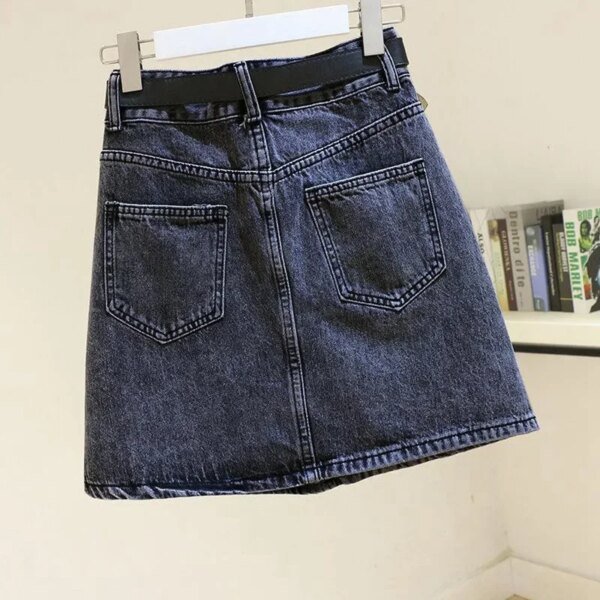 Jupe en jean taille haute – Image 4