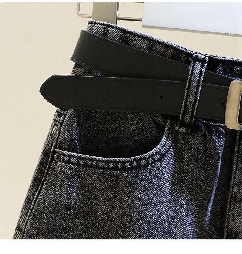 Jupe en jean taille haute