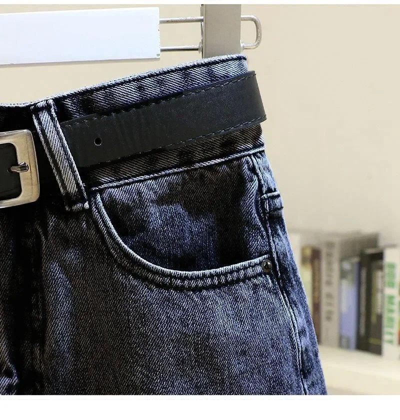 Jupe en jean taille haute