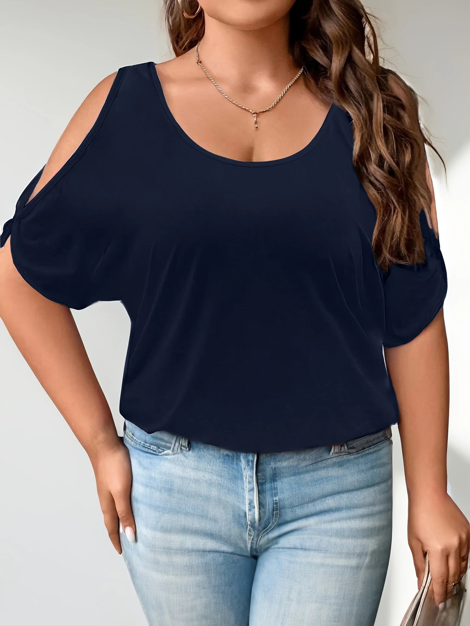 Haut à épaules dénudées grande taille
