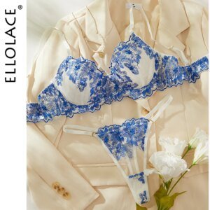 Lingerie florale ensembles en dentelle et broderie