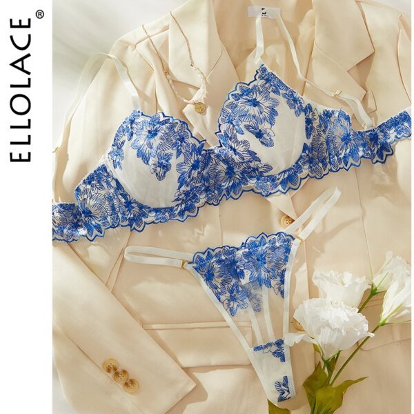 Lingerie florale ensembles en dentelle et broderie