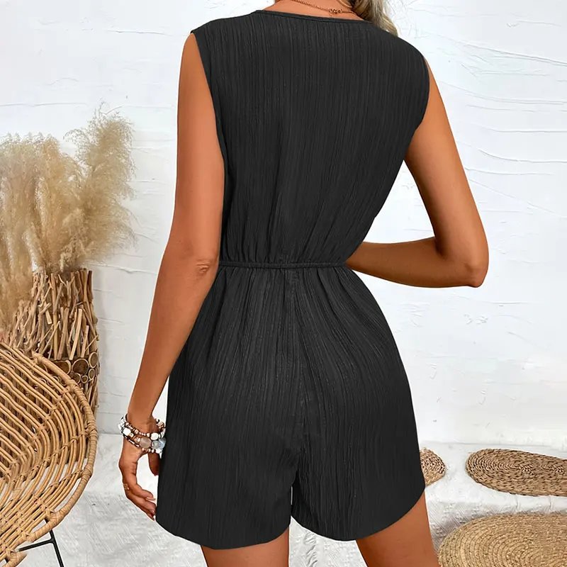 Combishort col en v croisé Combishort col en v croisé