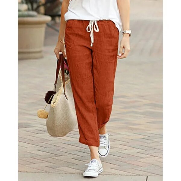Pantalon en coton décontracté et élégant – Image 4