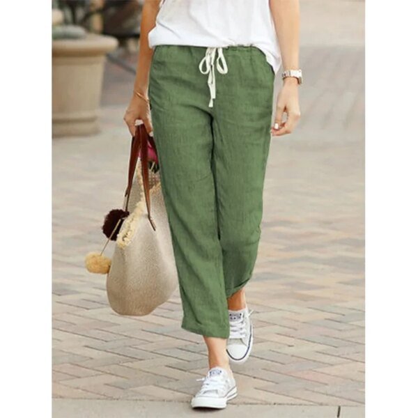 Pantalon en coton décontracté et élégant – Image 5