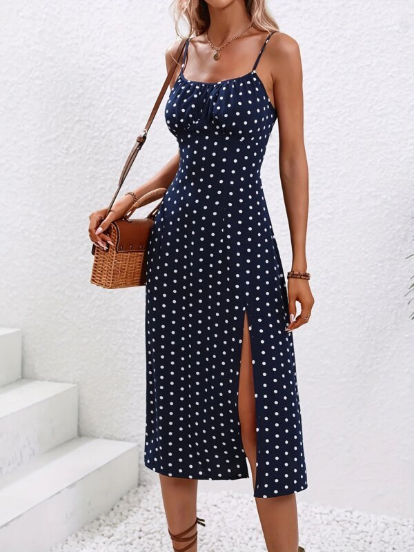 Robe imprimé Floral ou pois blanc – Image 3