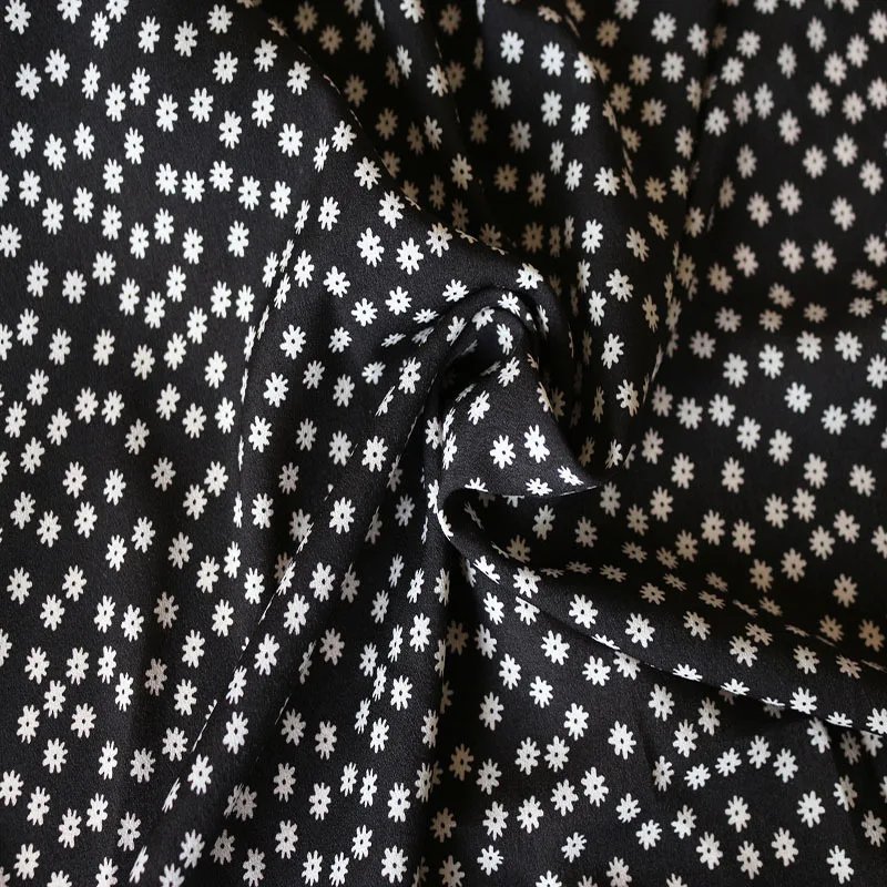 Robe longue imprimé floral avec fente