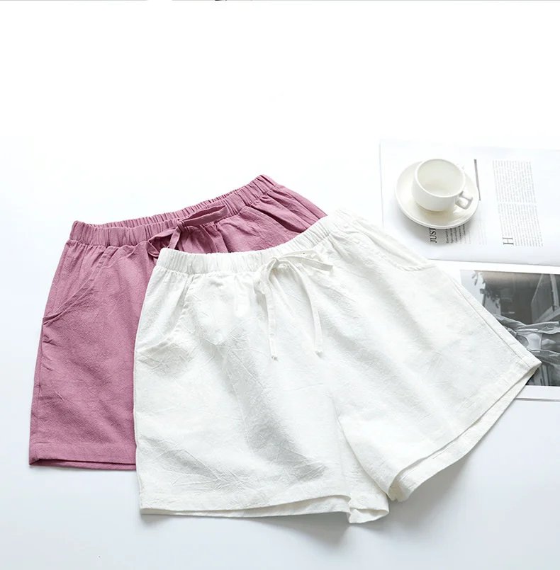 Short d'été en lin