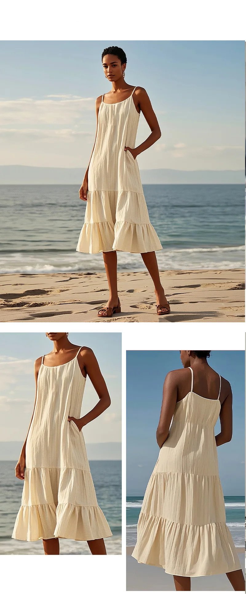 Robe longue 100% coton