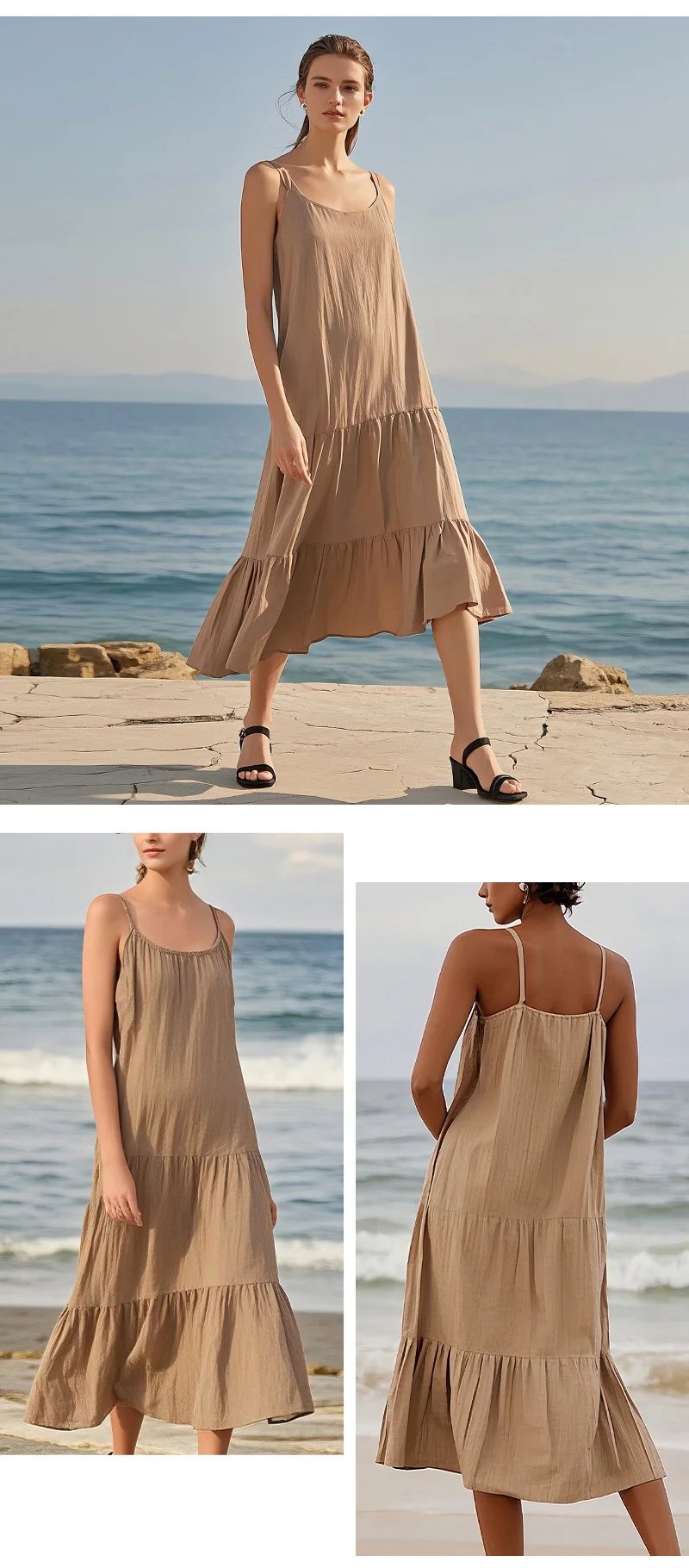 Robe longue 100% coton