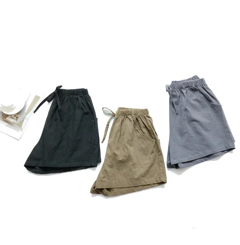 Short d'été en lin