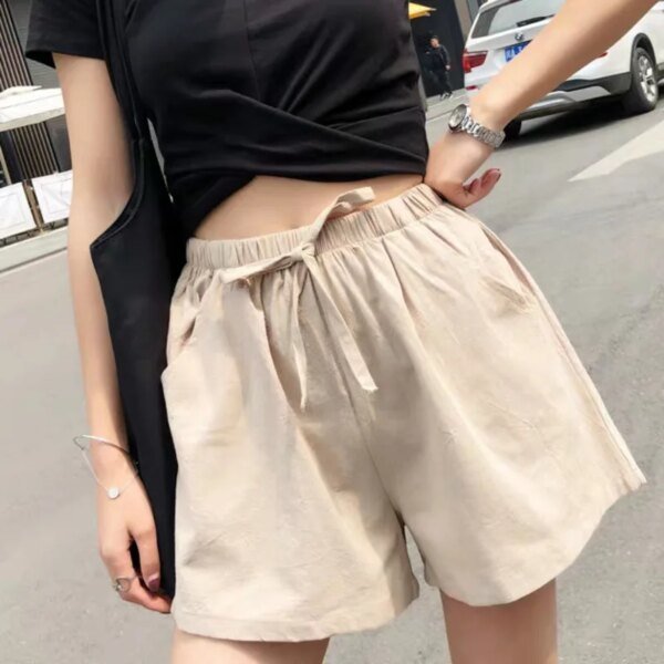 Short d'été en lin – Image 2