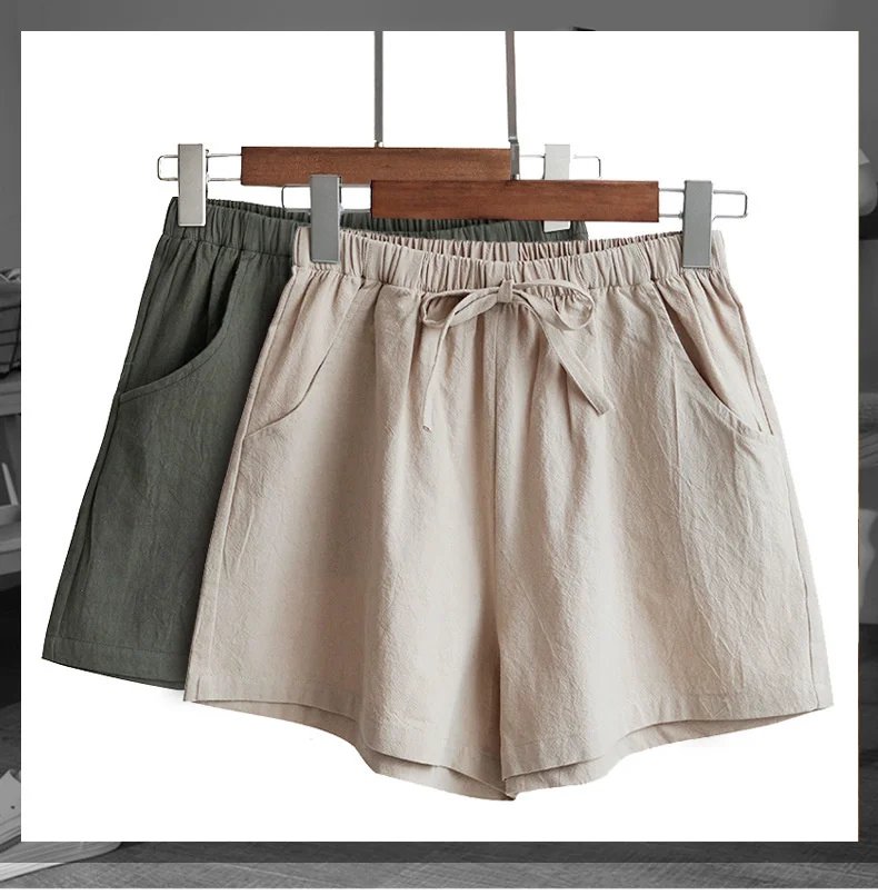 Short d'été en lin