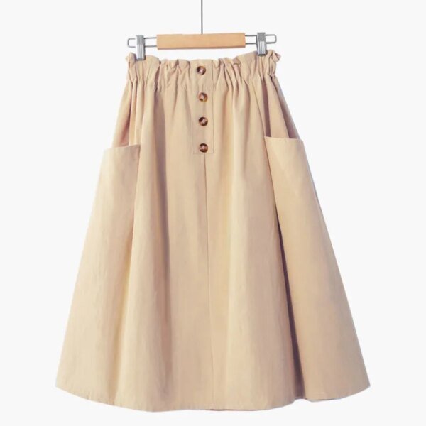 Jupe trapèze taille haute – Image 2