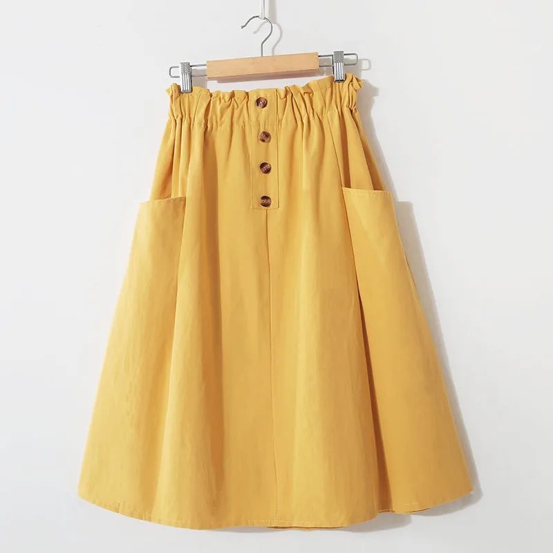 Jupe trapèze taille haute