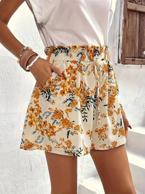 Short d'été imprimé Floral – Image 3