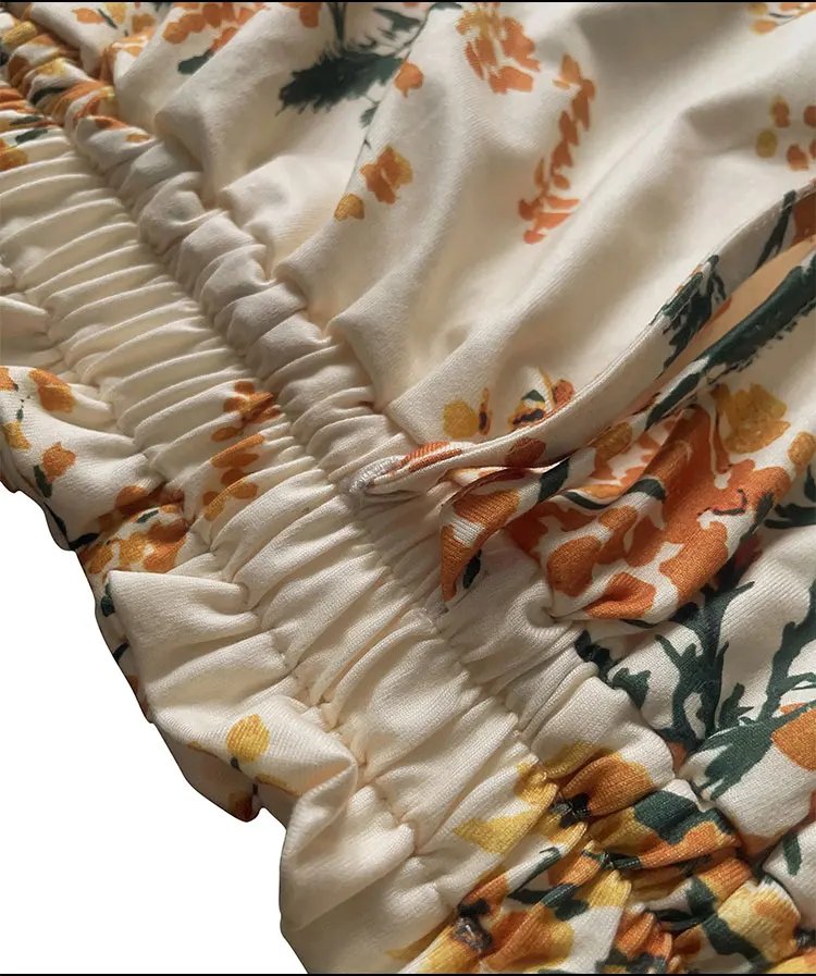 Short d'été imprimé Floral